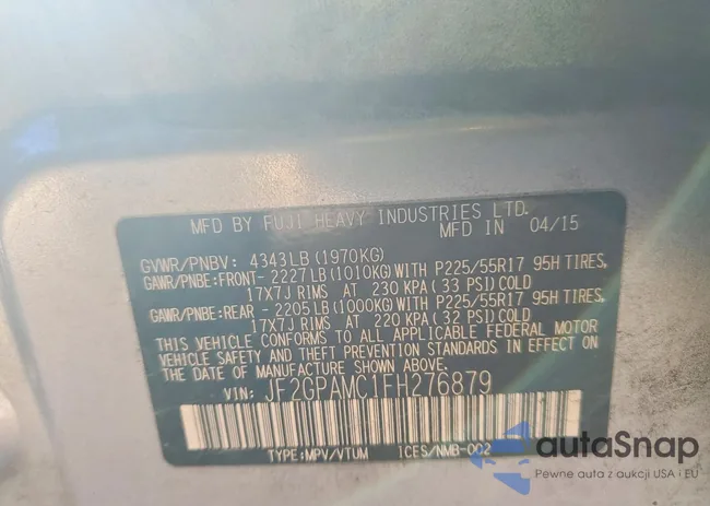 JF2GPAMC1FH276879: 98852465