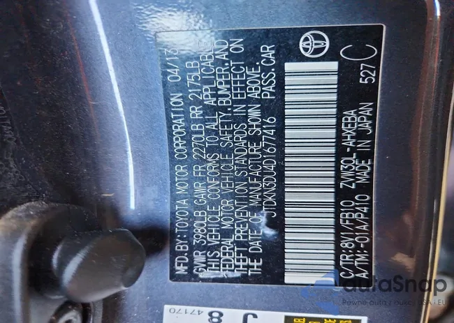 JTDKN3DU4D1677416: 97941945