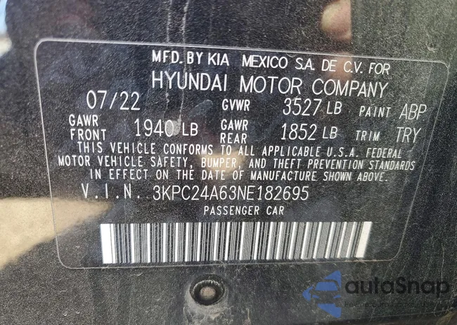 3KPC24A63NE182695: 72836385