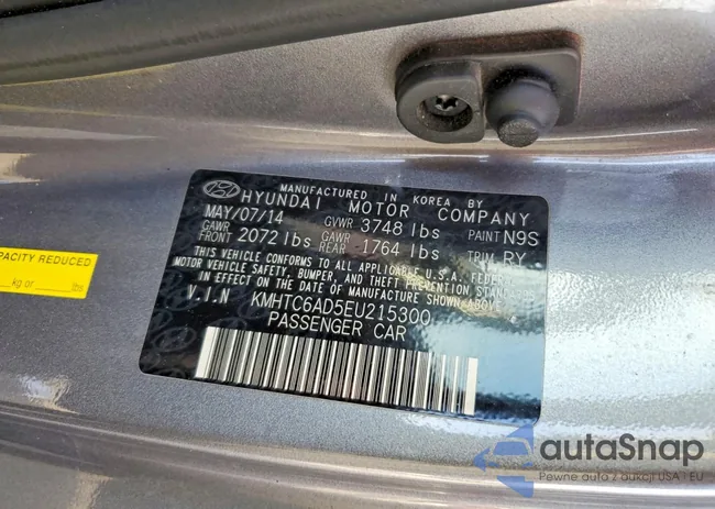 KMHTC6AD5EU215300: 74284325