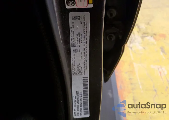 1C6SRFLM6NN134500: 73500545