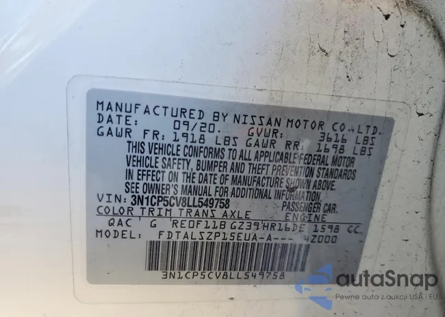 3N1CP5CV8LL549758: 73454205