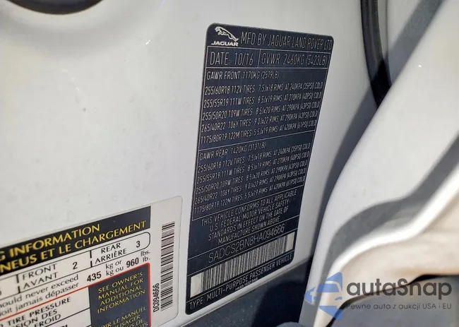 SADCS2BN8HA094666: 73643105