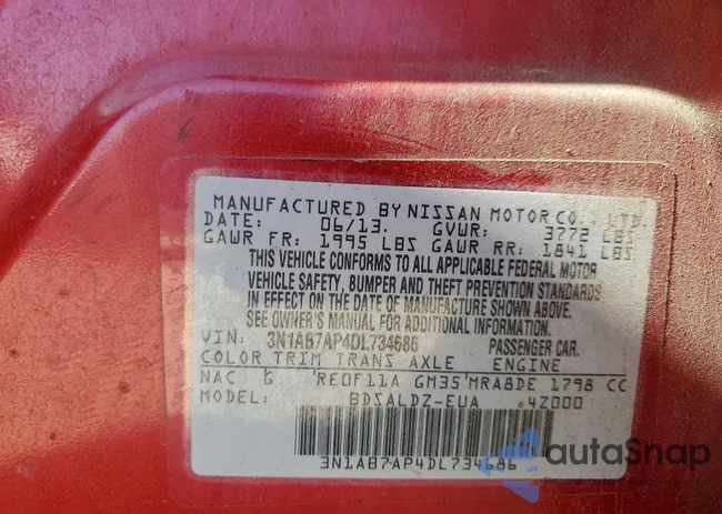 3N1AB7AP4DL734686: 99866855