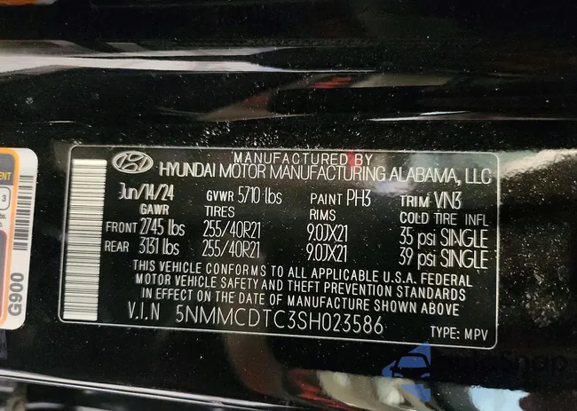 5NMMCDTC3SH023586: 74691875