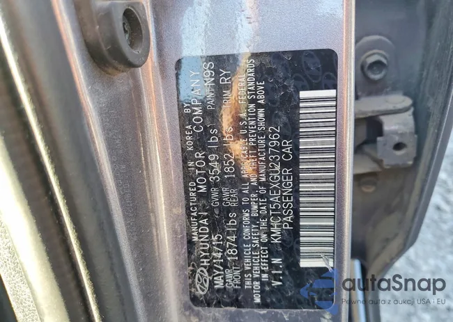 KMHCT5AEXGU237962: 99469695