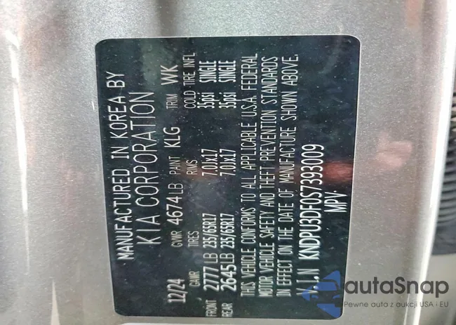 KNDPU3DF0S7393009: 73544875