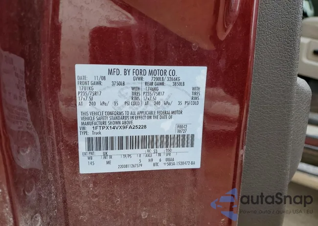 1FTPX14VX9FA25228: 73117915