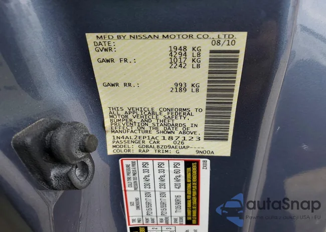 1N4AL2EP1AC187123: 73329905