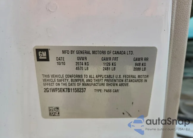 2G1WF5EK7B1158237: 73451615