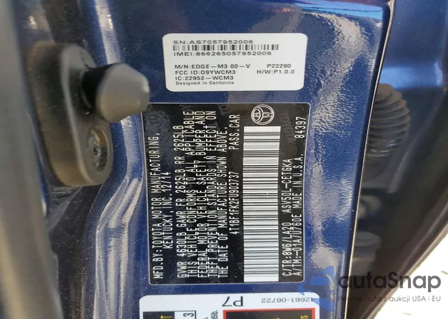 4T1BF1FK2FU903737: 73080765