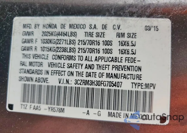 3CZRM3H30FG705407: 73483865