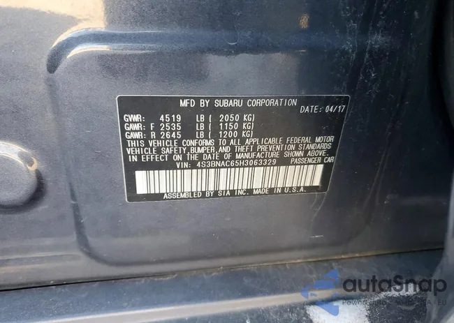 4S3BNAC65H3063329: 73717035