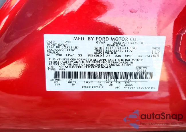 1FMSK7DH1PGC09045: 99868985