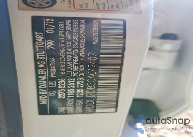 WDDLJ7DB3CA042407: 72183965