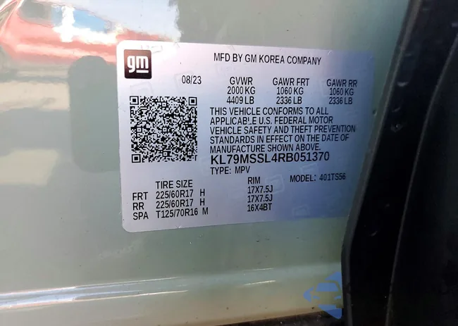 KL79MSSL4RB051370: 98256885