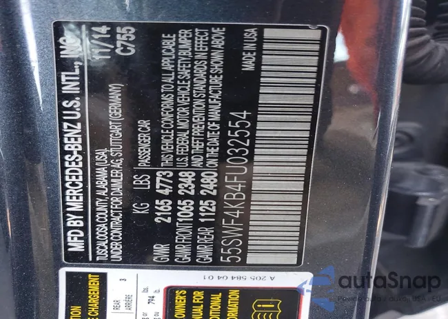 55SWF4KB4FU032554: 74024695