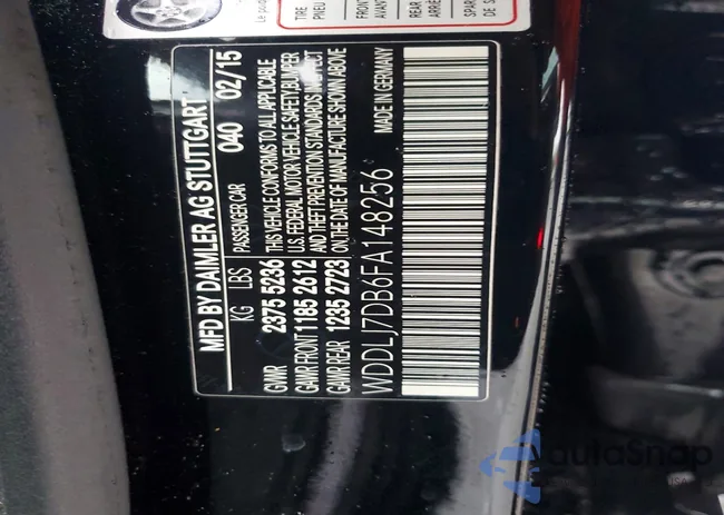 WDDLJ7DB6FA148256: 75298695