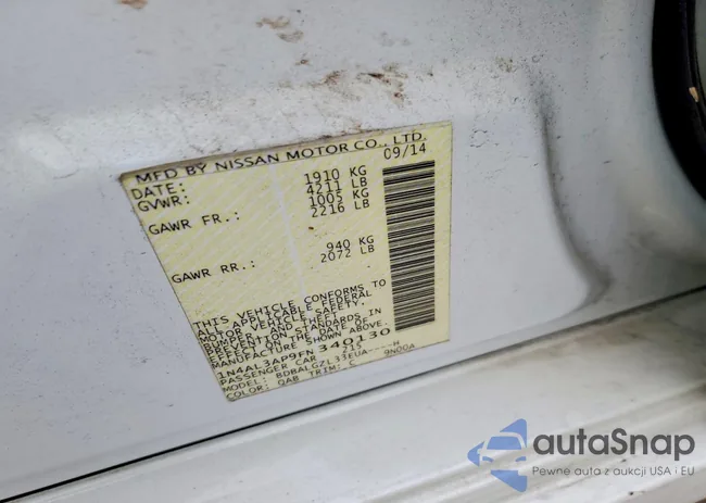 1N4AL3AP9FN340130: 74006665