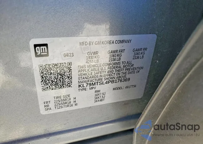 KL79MTSL4PB176369: 73972555