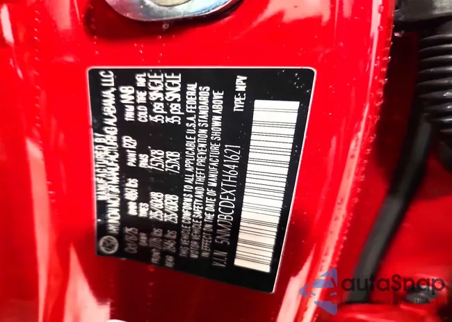 5NMJBCDEXTH641621: 74400045