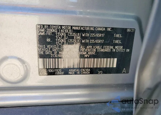 2T3G1RFV5MW212977: 98567315