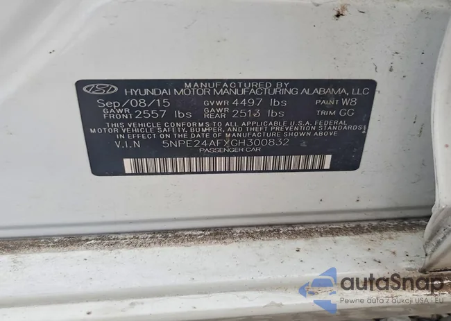 5NPE24AFXGH300832: 98144635