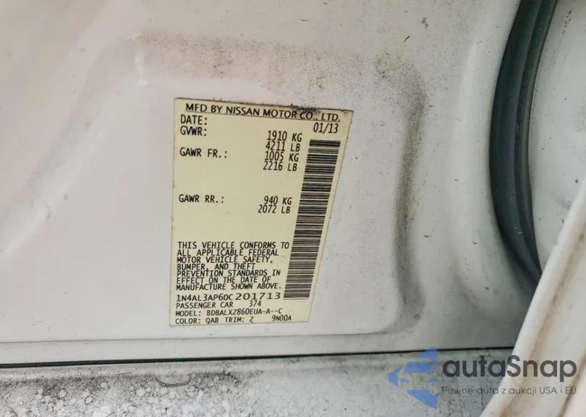 1N4AL3AP6DC201713: 75396305