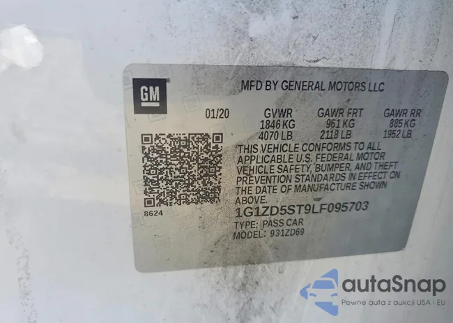 1G1ZD5ST9LF095703: 99354145