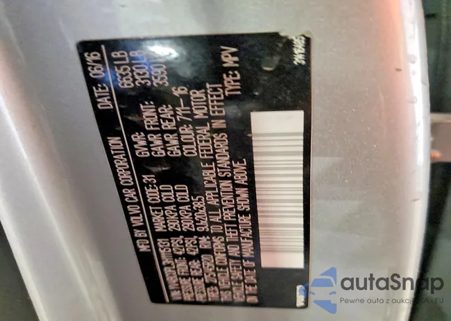 YV4BC0PL3H1115131: 99128065