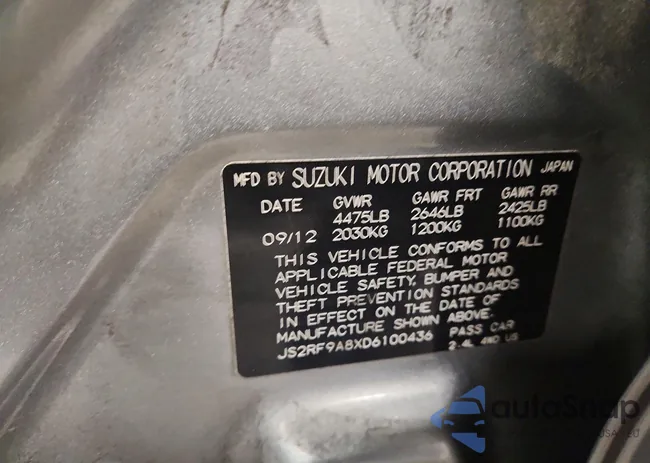 JS2RF9A8XD6100436: 72821745