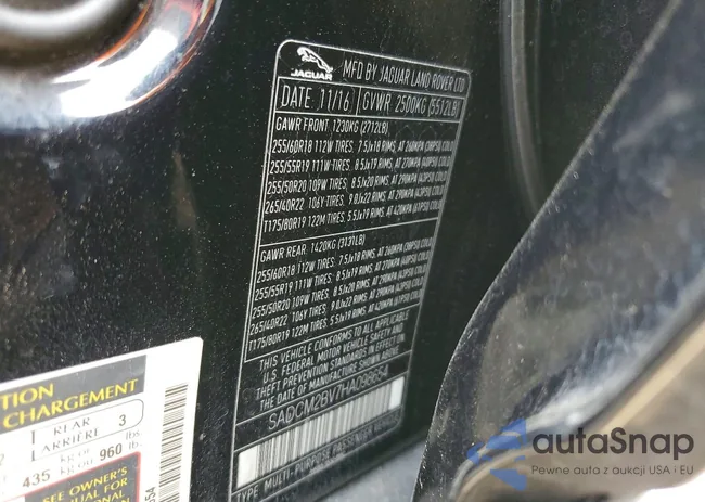 SADCM2BV7HA098654: 75493355