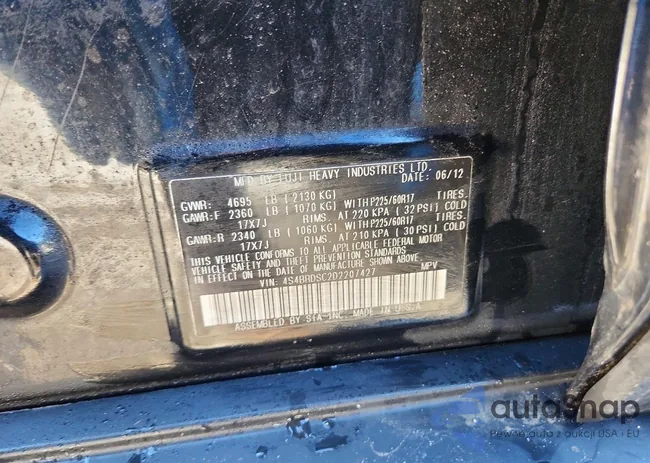 4S4BRDSC2D2207427: 99596155