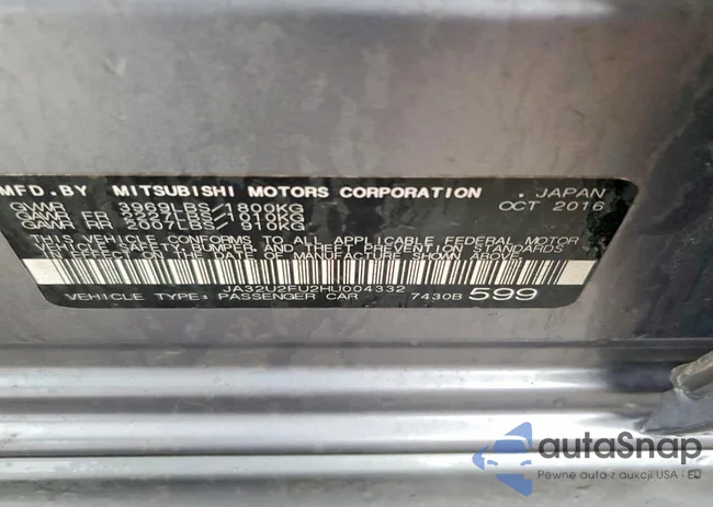 JA32U2FU2HU004332: 72851615