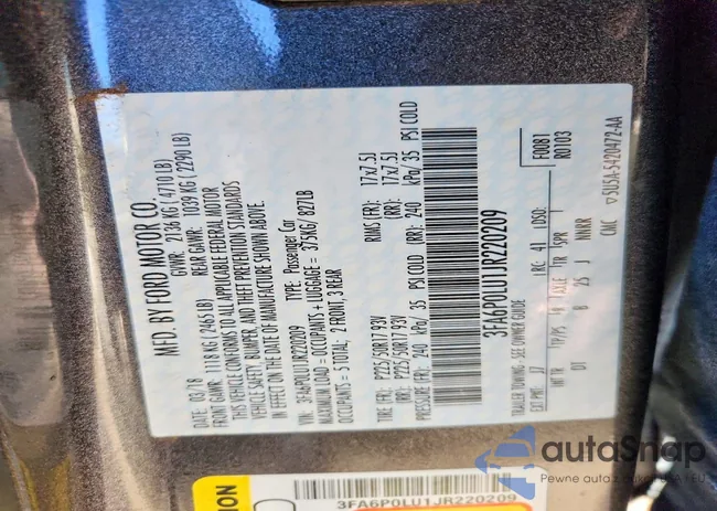 3FA6P0LU1JR220209: 99634705