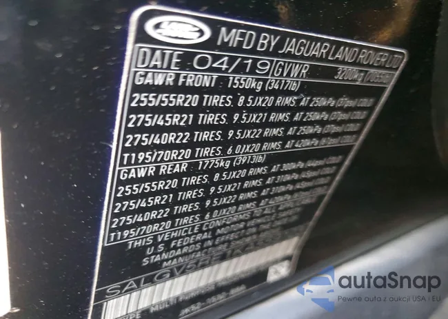 SALGV5RE1KA559123: 73199165