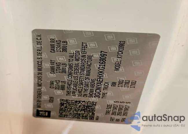 3GCNYAEHXKG168097: 72520675