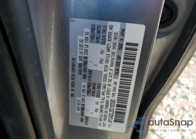 JM1CW2DL2D0160060: 75018945