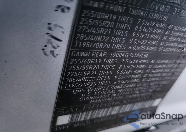 SALRRBBKXHA031097: 74131025