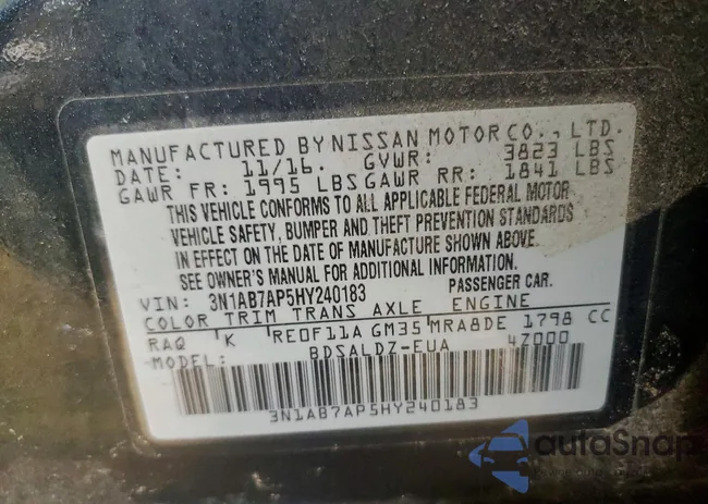 3N1AB7AP5HY240183: 98986705