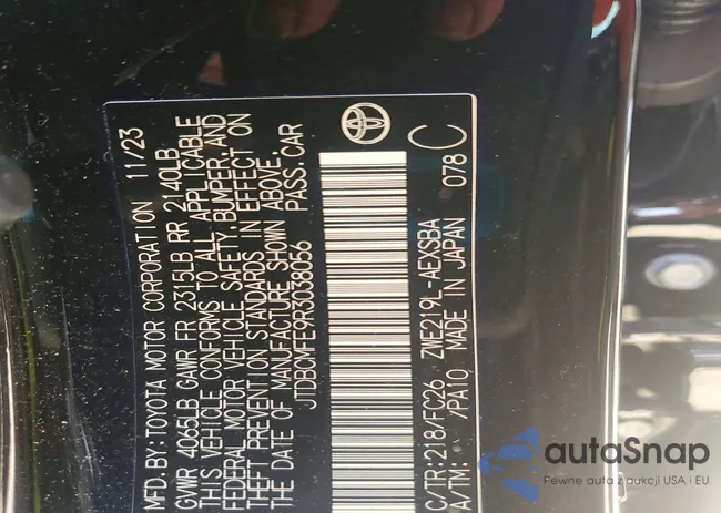 JTDBCMFE9R3038056: 98563395