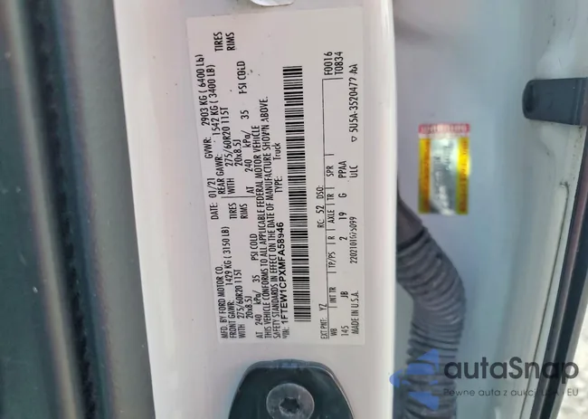 1FTEW1CPXMFA58946: 98402315