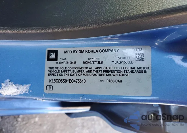 KL8CD6S91EC475610: 74681305