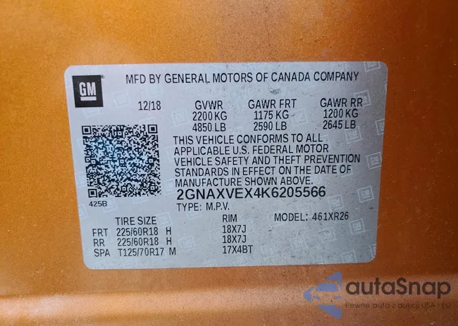 2GNAXVEX4K6205566: 94579075