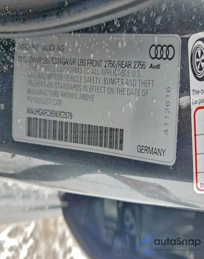 WAUHGAFC9EN062879: 72788165