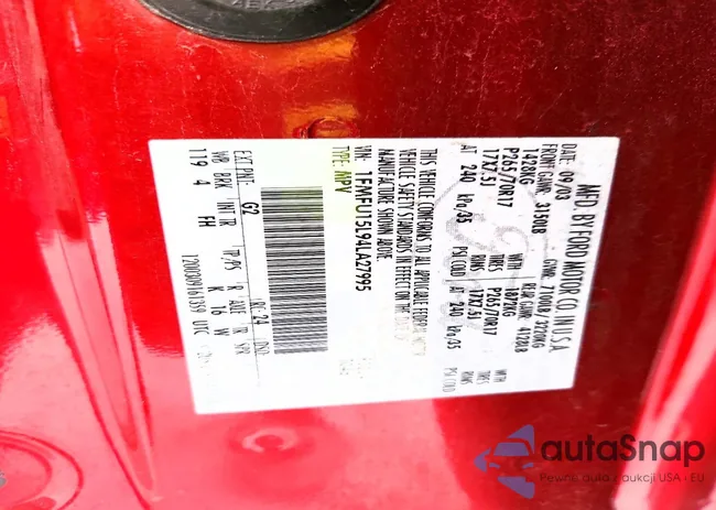 1FMFU15L94LA27995: 74633965