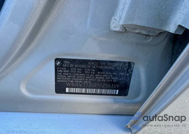 WBAVT73597FZ36359: 74296805