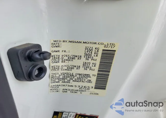 1N6AA1R73HN532653: 73385505