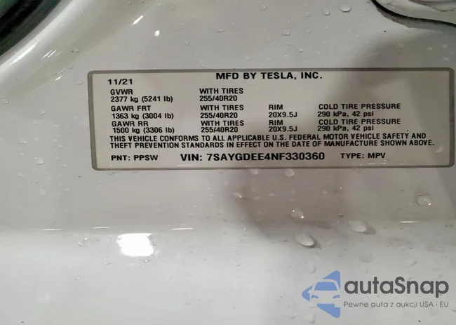 7SAYGDEE4NF330360: 98953375