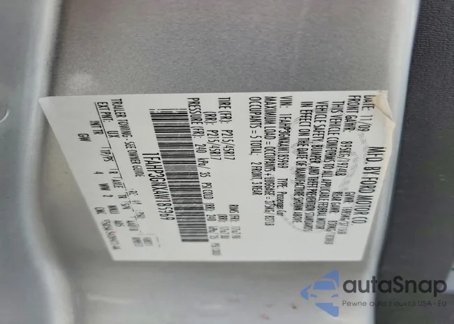 1FAHP3GNXAW185969: 75424355